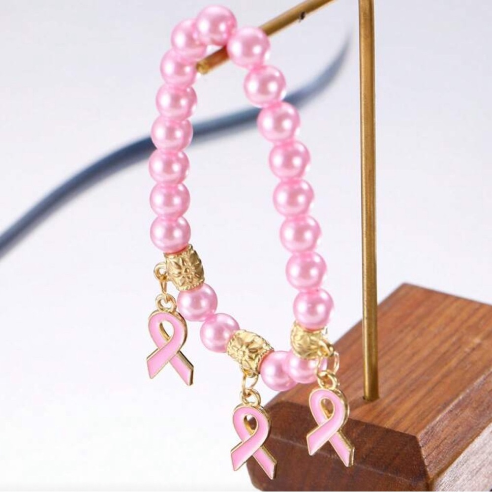 Breast Cancer Awareness 5 in 1 Bracelet Set - Picture 9 of 10